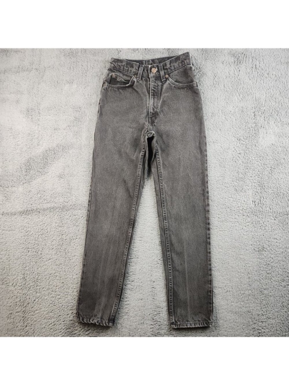 Vintage Levi's 512 Slim Fit Jeans Fit Boy's Size 14 Orange Tab 90's Straight Leg